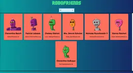 RobotFriends search engine using ReactJS