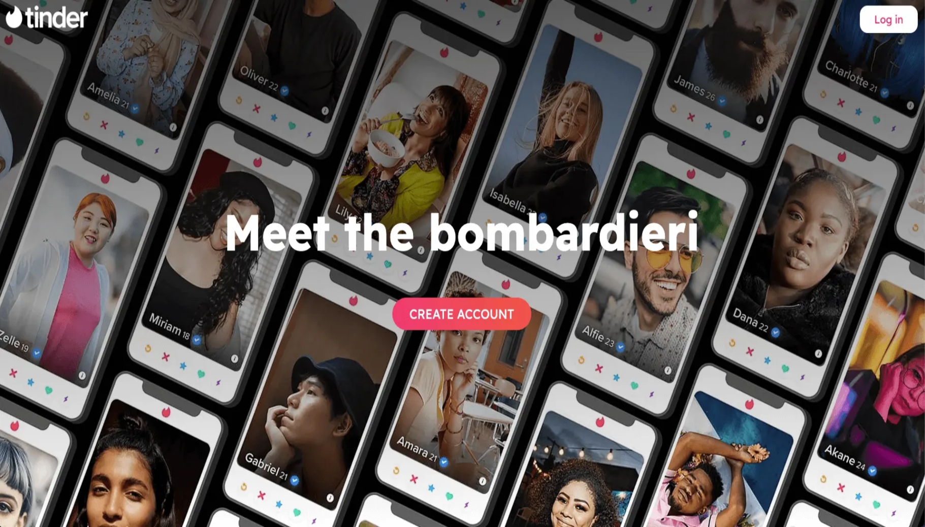 A clone of Tinder Website version with MongoDB